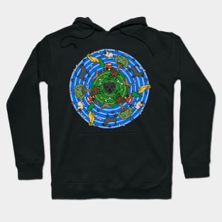 Dog Themed Mandala Hoodie